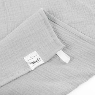 Mušelínová utierka Nature MSN-057 Bledo sivá - sada 3 ks - detail 1 - Biante.sk