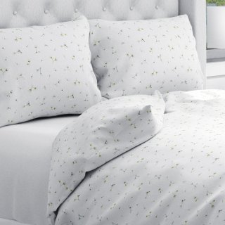 Bavlněné ložní povlečení Sandra SA-424 Drobná kvítka na bílém - Biante.cz Bavlněné ložní povlečení Sandra SA-424 Drobná kvítka na bílém - Biante.cz