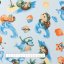 Dětská bavlněná látka/plátno Sandra SA-535 Mořská zvířátka na světle modrém - šířka 160 cm - detail 3 - Biante.cz