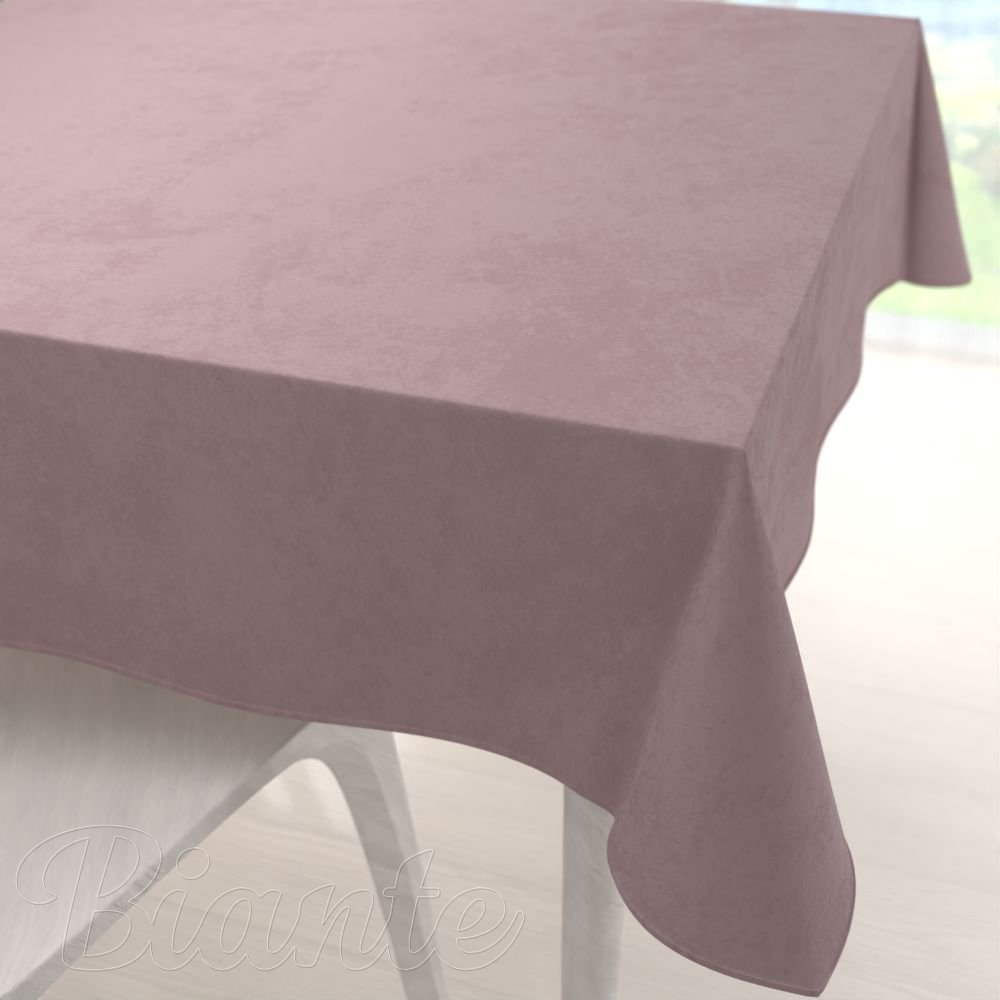 Velký sametový čtvercový ubrus Velvet Premium SVP-002 Starorůžový - Biante.cz