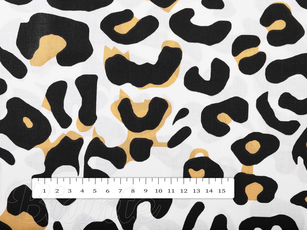 Bavlněná látka/plátno Sandra SA-409 Leopardí vzor na bílém - šířka 160 cm - detail 3 - Biante.cz Bavlněná látka/plátno Sandra SA-409 Leopardí vzor na bílém - šířka 160 cm - detail 3 - Biante.cz
