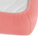Jersey napínací prostěradlo JR-001 Korálové - detail 1 - Biante.cz