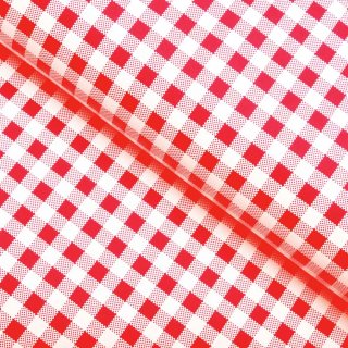 PVC ubrus Červeno-bílé kostičky PV-030 - metráž š. 140 cm - Biante.cz PVC ubrus Červeno-bílé kostičky PV-030 - metráž š. 140 cm - Biante.cz