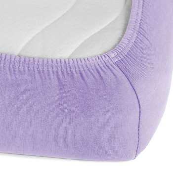 Jersey napínací prostěradlo na vysokou matraci JR-012 Levandulové - detail 1 - Biante.cz Jersey napínací prostěradlo na vysokou matraci JR-012 Levandulové - detail 1 - Biante.cz