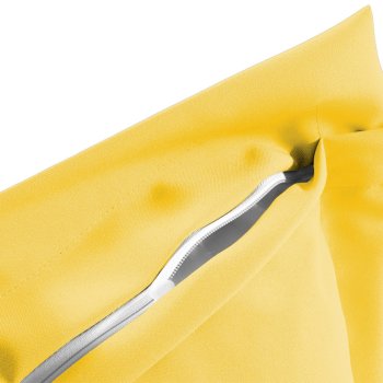 Dekorační povlak na polštář s lemem Rongo RG-090 Světle žlutý - detail 1 - Biante.cz