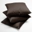 Sametový povlak na polštář Velvet Premium SVP-016 Tmavě hnědý - detail 1 - Biante.cz