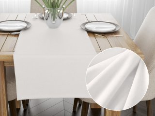Sametový běhoun na stůl Velvet Premium SVP-024 Krémově bílý - Biante.cz Sametový běhoun na stůl Velvet Premium SVP-024 Krémově bílý - Biante.cz