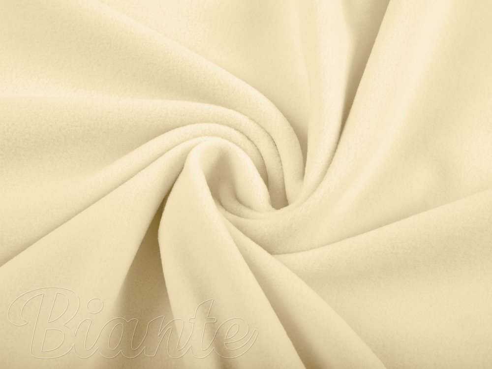 Polar fleece antipilling PF-007 Vanilkový – metráž š. 150 cm - Biante.cz