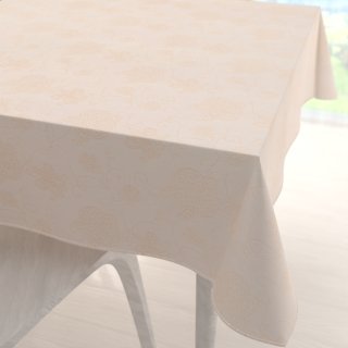 Teflonový čtvercový ubrus TF-099 Zlaté květované ornamenty na béžovém - Biante.cz