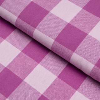 Bavlněná látka Olivia OL-021 Fialová kostka velká - šířka 150 cm - Biante.cz