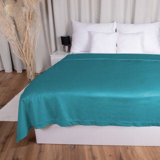 Zamatový prehoz na posteľ Velvet Prémium SVP-035 Tyrkysovo modrý - Biante.sk Zamatový prehoz na posteľ Velvet Prémium SVP-035 Tyrkysovo modrý - Biante.sk