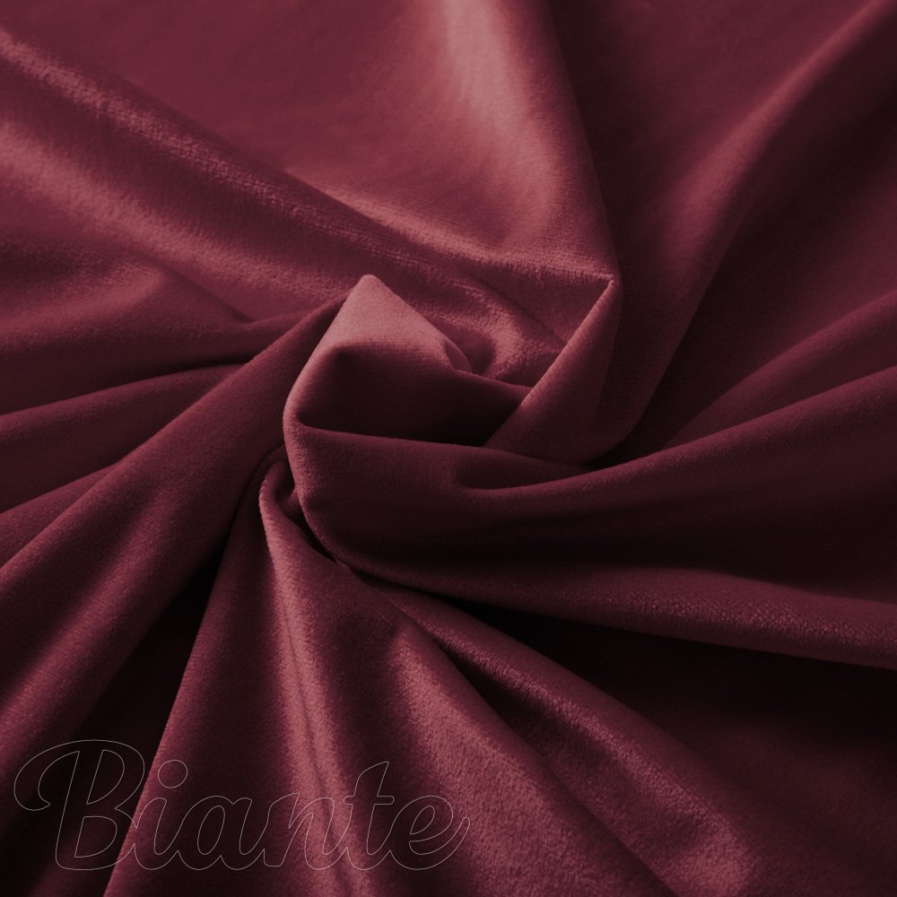 Sametová látka Velvet Premium SVP-010 Tmavě vínová - šířka 145 cm a 280 cm - detail 1 - Biante.cz