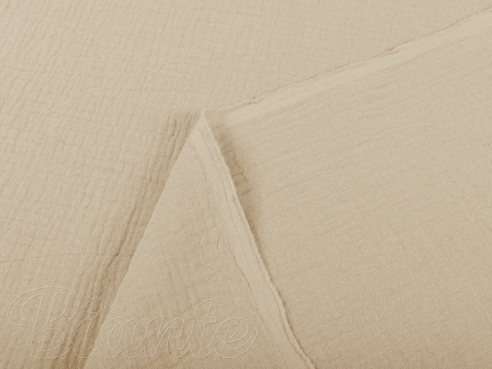 Mušelín dvojitá gázovina MSN-009 Béžová - metráž šířka 140 cm - detail 3 - Biante.cz Mušelín dvojitá gázovina MSN-009 Béžová - metráž šířka 140 cm - detail 3 - Biante.cz