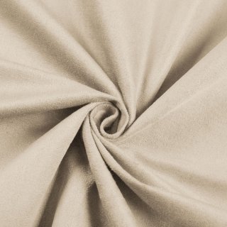 Poťahová látka/imitácia brúsenej kože Alcantara ALC-007 Krémovo béžová - šírka 145 cm - Biante.sk