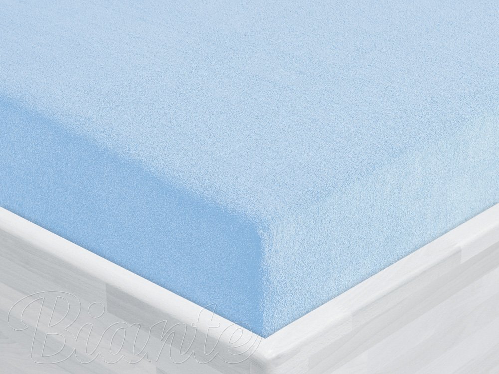 Froté napínací prostěradlo FR-014 Nebesky modré - Biante.cz