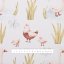 Dětská bavlněná látka/plátno Sandra SA-752 Slepičky a husy na bílém - šířka 160 cm - detail 3 - Biante.cz