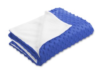 Detská obojstranná deka Minky bodky/Polar MKP-001 Modrá - Biante.sk Detská obojstranná deka Minky bodky/Polar MKP-001 Modrá - Biante.sk