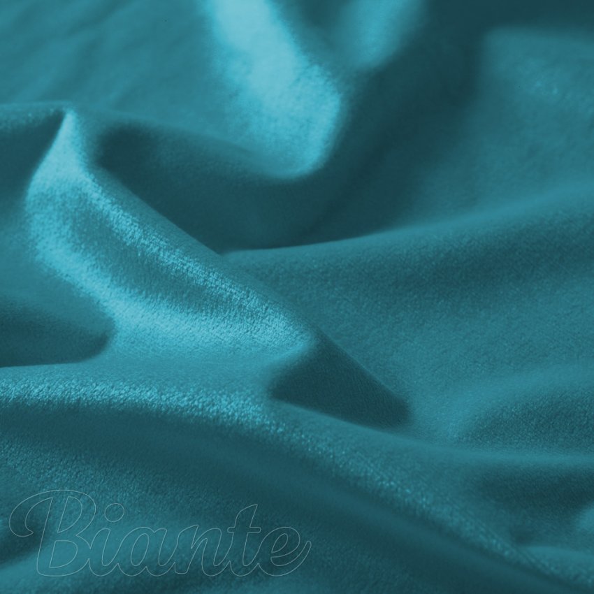 Sametová látka Velvet Premium SVP-035 Tyrkysově modrá - šířka 280 cm - detail 3 - Biante.cz