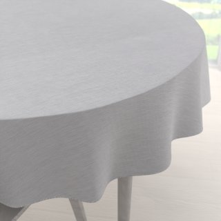 Teflonový kulatý ubrus TF-067 Šedý režný - Biante.cz