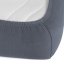 Dětské jersey napínací prostěradlo do postýlky JR-029 Antracitově šedé - detail 2 - Biante.cz