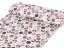 Dekorační látka Leona LN-031 Lososovo-šedé hexagony - šířka 140 cm - Biante.cz