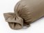 Sametový polštář válec bonbon Velvet Premium SVP-034 Kávově hnědý - detail 1 - Biante.cz