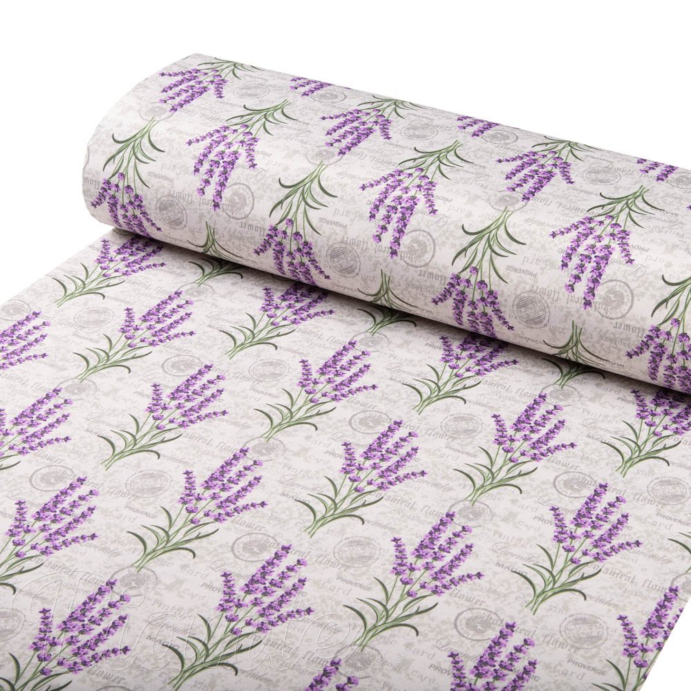 Dekorační látka PML-033 Provence levandule - šířka 150 cm - detail 1 - Biante.cz