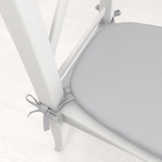 Oblý podsedák Rongo RG-016 Svetlo sivý - 39x37x3 cm - detail 1 - Biante.sk