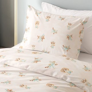 Dětské bavlněné ložní povlečení Sandra SA-686 Lvíčata s letadýlky na světle béžovém - detail 1 - Biante.cz Dětské bavlněné ložní povlečení Sandra SA-686 Lvíčata s letadýlky na světle béžovém - detail 1 - Biante.cz