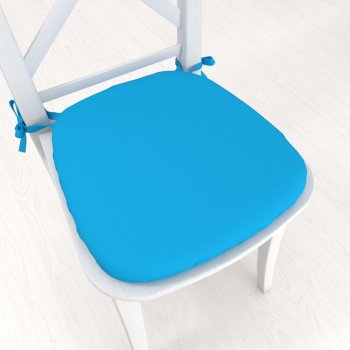 Oblý podsedák Rongo RG-073 Modrý - 39x37x3 cm - Biante.cz