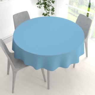 Dekorační kulatý ubrus Rongo RG-100 Světle modrý - detail 1 - Biante.cz Dekorační kulatý ubrus Rongo RG-100 Světle modrý - detail 1 - Biante.cz