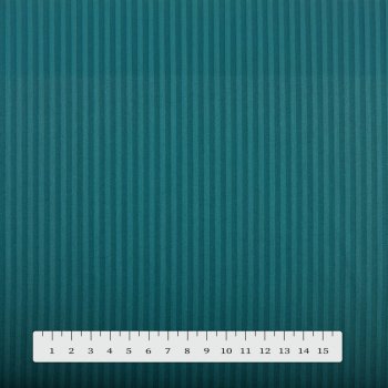 Damašek Atlas Gradl sytě petrolejový - tenké proužky 3 mm DM-014 - metráž šířka 140 cm