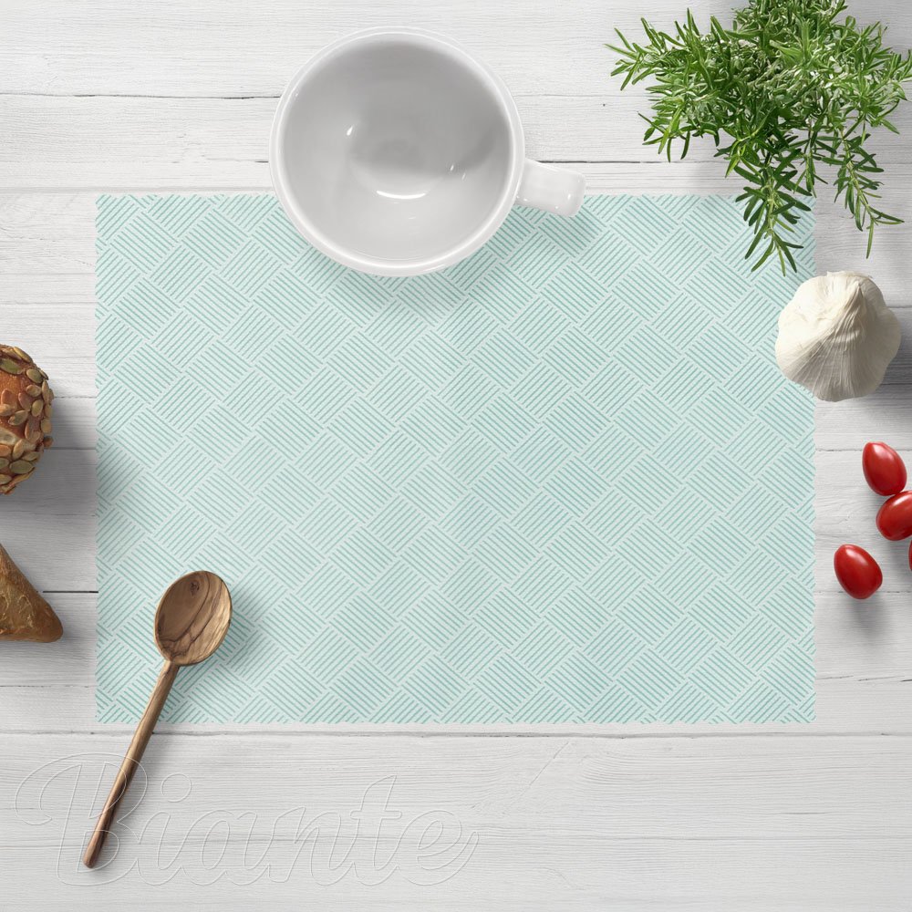 Teflonové prostírání na stůl Milano TF-050 - světle mentolové - Biante.cz