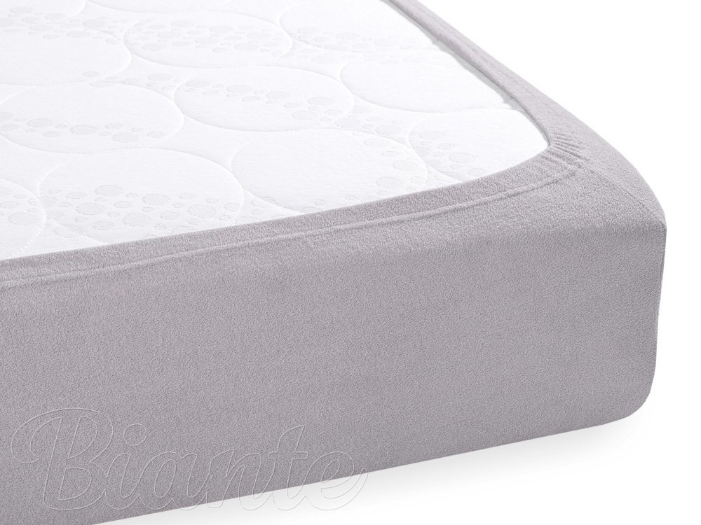 Dětské froté napínací prostěradlo do postýlky FR-028 Světle šedé - detail 2 - Biante.cz Dětské froté napínací prostěradlo do postýlky FR-028 Světle šedé - detail 2 - Biante.cz