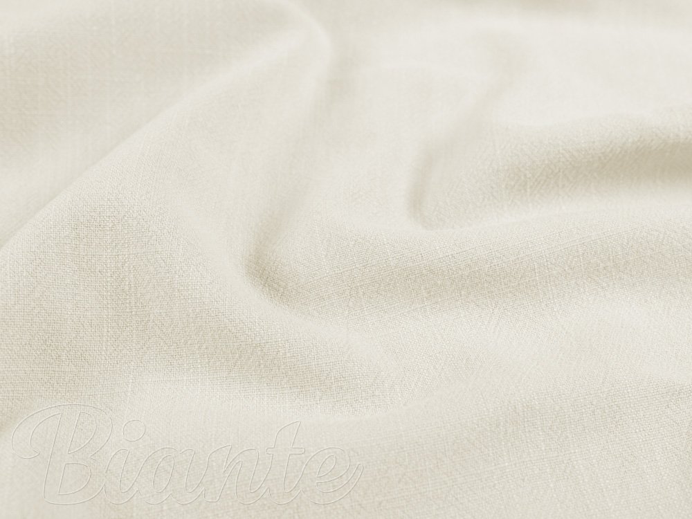 Len praný - LEN-018 Krémově bílý - metráž šířka 140 cm - detail 3 - Biante.cz
