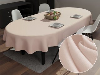 Dekorační oválný ubrus Rongo RG-089 Světle béžový - Biante.cz Dekorační oválný ubrus Rongo RG-089 Světle béžový - Biante.cz