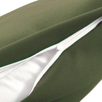 Dekorační povlak na polštář Rongo RG-081 Tmavý olivově zelený - detail 1 - Biante.cz