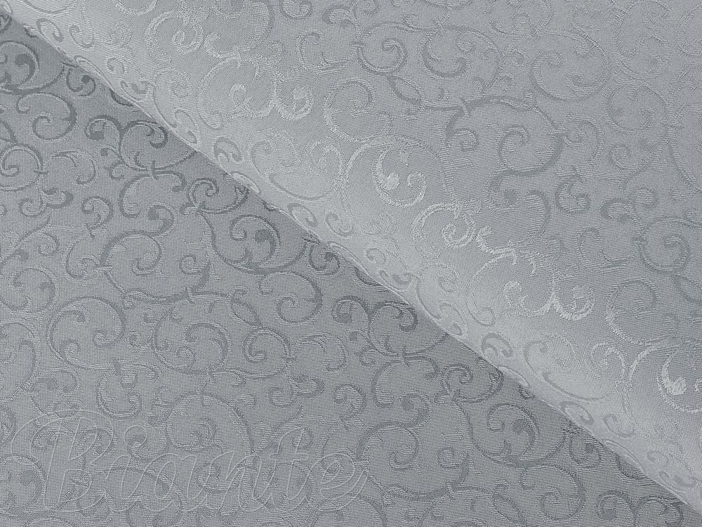 Teflonová látka na ubrusy TF-086 Ornamenty na šedém - šířka 160 cm - Biante.cz Teflonová látka na ubrusy TF-086 Ornamenty na šedém - šířka 160 cm - Biante.cz