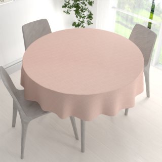 Teflónový okrúhly obrus Milano TF-048 - svetlo ružový - detail 1 - Biante.sk