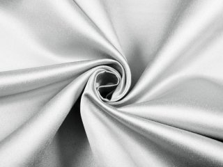 Látka polyesterový satén LUX-011 Stříbrná - šířka 150 cm - detail 1 - Biante.cz Látka polyesterový satén LUX-011 Stříbrná - šířka 150 cm - detail 1 - Biante.cz