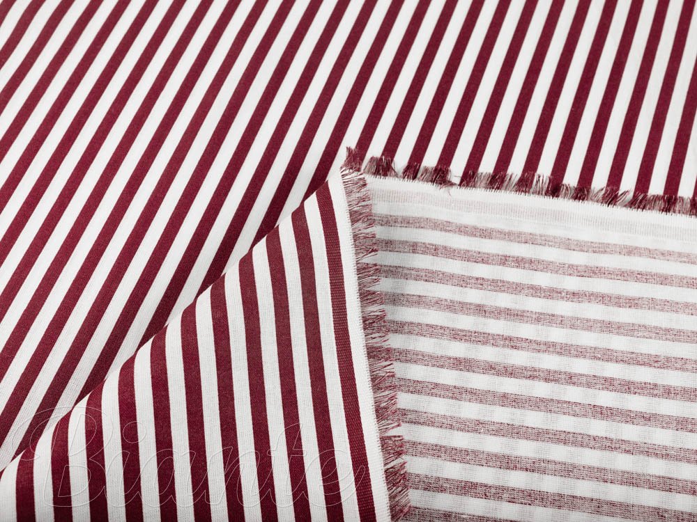 Bavlněná látka/plátno Sandra SA-363 Tmavě červeno-bílé proužky - šířka 140 cm - detail 4 - Biante.cz Bavlněná látka/plátno Sandra SA-363 Tmavě červeno-bílé proužky - šířka 140 cm - detail 4 - Biante.cz