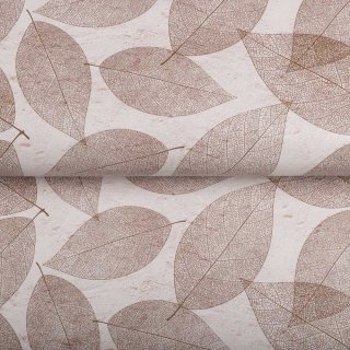 PVC obrus Hnedé listy PV-048 - metráž š. 140 cm - detail 1 - Biante.sk