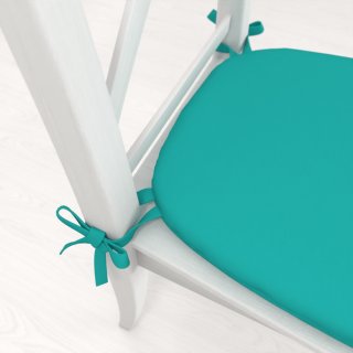 Oblý podsedák Rongo RG-020 Tyrkysový - 39x37x3 cm - detail 1 - Biante.sk