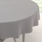 Teflonový kulatý ubrus TF-080 Obdélníčky na šedém - Biante.cz