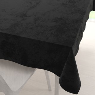 Sametový obdélníkový ubrus Velvet Premium SVP-023 Černý - Biante.cz Sametový obdélníkový ubrus Velvet Premium SVP-023 Černý - Biante.cz