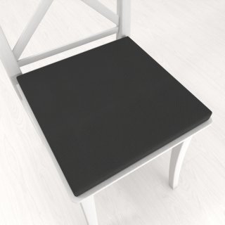 Vonkajší štvorcový podsedák SLK-006 Čierny - 38x38x3 cm - Biante.sk