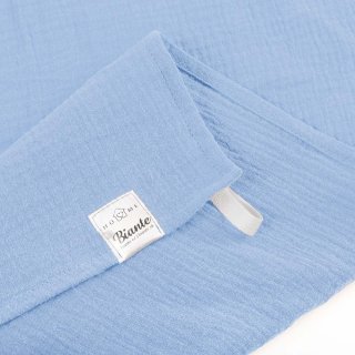 Mušelínová utierka Nature MSN-039 Nebeská modrá - sada 3 ks - detail 1 - Biante.sk