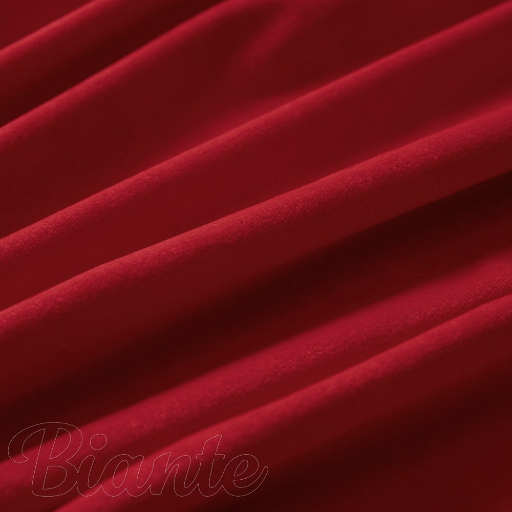 Sametová látka Velvet Premium SVP-038 Sytě červená - šířka 145 cm a 280 cm - detail 4 - Biante.cz