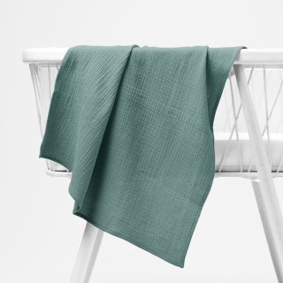 Mušelínová plena/dečka Nature MSN-047 Pastelově modrozelená - Biante.cz