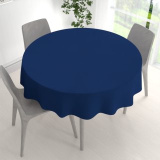 Dekorační kulatý ubrus BKS-411 Námořnická modrá - detail 1 - Biante.cz